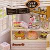 Dollhouse Building Kit, Handmade Kit, Craft Set, Cat Craft, Miniature, Cute (Cake Shop)