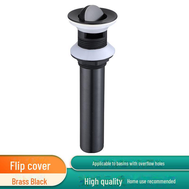 Copper Bounce Drainer for Bathroom Handwashing Basin with Deodorizing Drain Pipe
