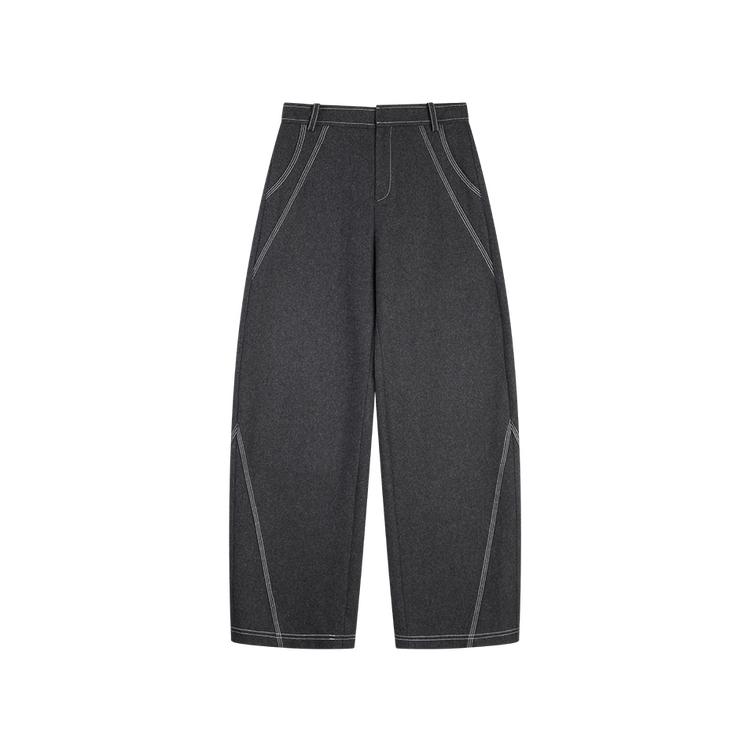 Elle French Fashion Design Versatile Slim Straight Leg Pants Banana Pants Casual Pants Women pants EK53075