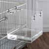 Transparente Acryl-Hänge-Vogelschale für Papageien