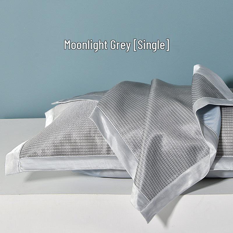 Luxury Cooling Ice Silk Pillowcase Pair - Solid Color, 48x74cm 48x74 cm