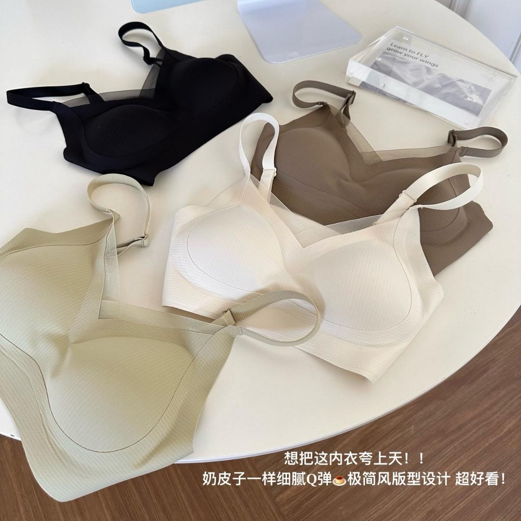 1011 spring and summer underwear women's small breasts gather and close the secondary breasts, and the upper support is anti-sagging and seamless
