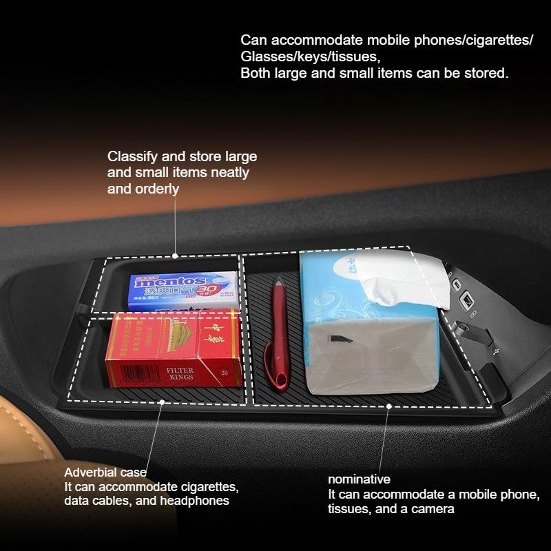 For Leapmotor C10 2024-2026 Center Console Lower Storage Box Armrest Storage Tray Organizer Case Auto Car Interior Accessories