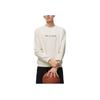 Li Ning Wade Series Pullover Long Sleeve Round Neck Fleece Warm Winter Sportswear Sweatshirt Men Sweatshirt Off-White AWDT941-2