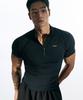 Maihomsig 7 Performance Tech Muscle Fit Zip-Up T-Shirt Black
