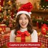 Plush Dancing Christmas Hat Moving Hat Christmas  Swing Hat Electric Swing Moving Santa Hat  Party