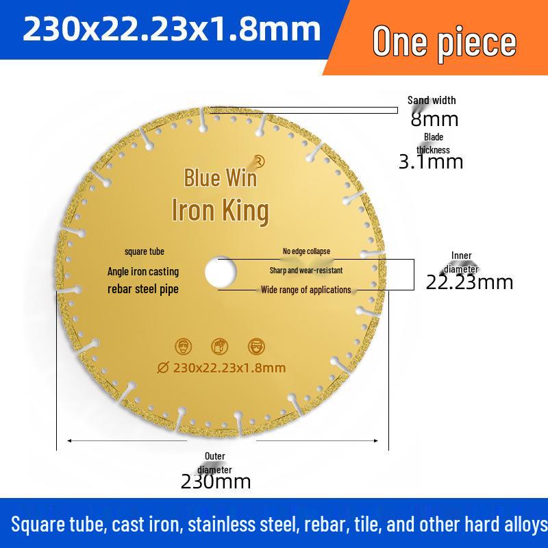Iron Cutting King Saw Blade - Metal Alloy Angle Iron Diamond Blade