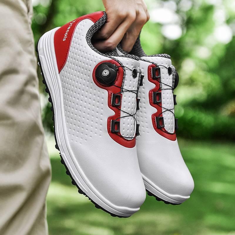 Golf shoes men's waterproof sports shoes off-court training shoes anti-side slip no nails casual