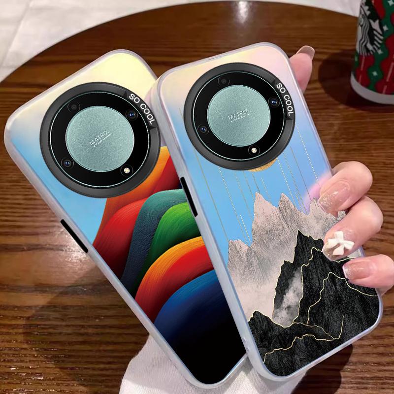 Case for Honor Magic5 Lite X9a Magic 6 Lite X9b X7a X8a X7B X8B 90 Lite 70 90 200 Smart Phone Cover Funny Snow Mountain Bumper
