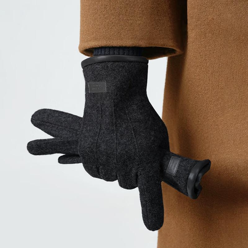 RED DRAGONFLY Men's Winter Wool Touchscreen Gloves