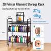 3D Printer Filament Storage Cart: Movable, Multi-functional Shelf Rack