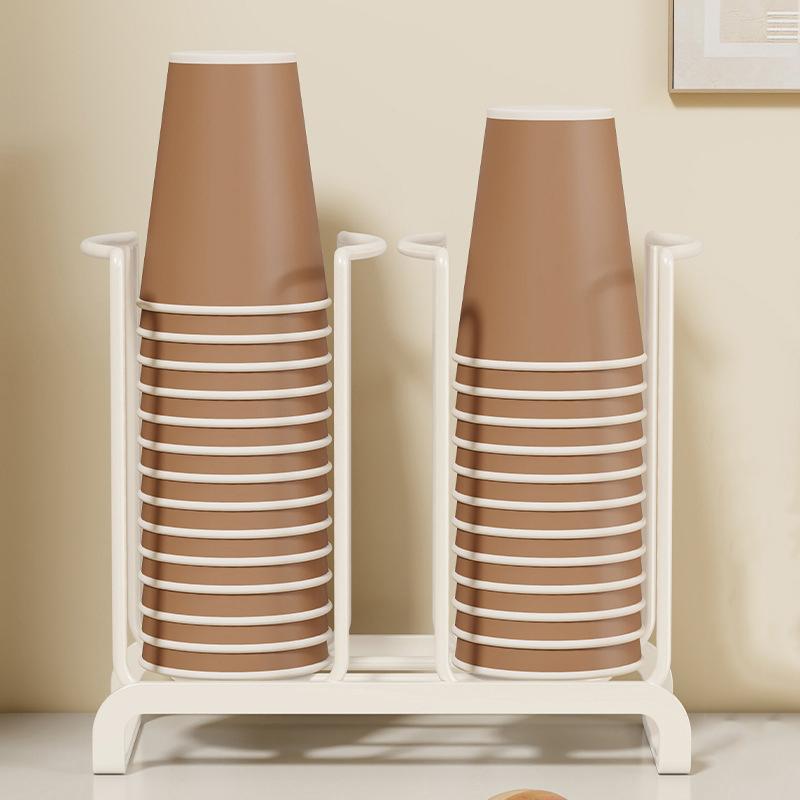 Kitchen Paper Cup Holder Disposables Cups Picker Multifunctional Desktop Cup Storage Rack Household Coffee Cup Holder For Home
