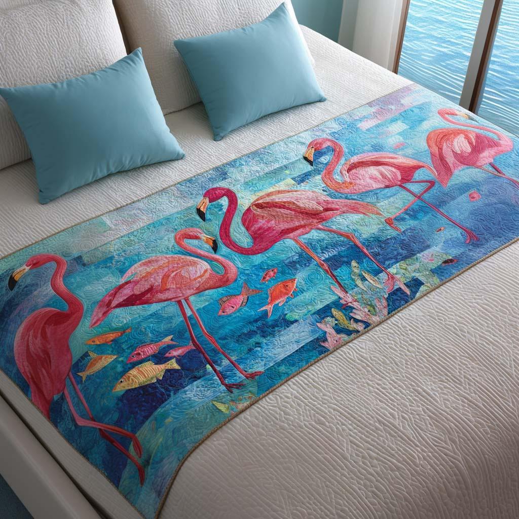 Hotel Bed Flag Christmas Home Party Decoration Bed Flags Cartoon Snowman Festive Atmosphere Jacquard Soft Bedding Table Runner