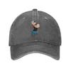 Casual Popeyed Baseball Caps Unisex Style Distressed Cotton Sun Cap  Outdoor Activities  Unstructured Soft Hats Cap