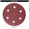 Pack of 50 9 Inch 6 Hole Aluminum Oxide Sanding Discs Suitable for Drywall Sanders Wood Finishing With Hook Loop Backing