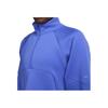 Nike Dri-Fit Series Prima Solid Color Stand Collar Half-Zip Crop Sweatshirt Women Tops Aqua-Blue FB5231-413