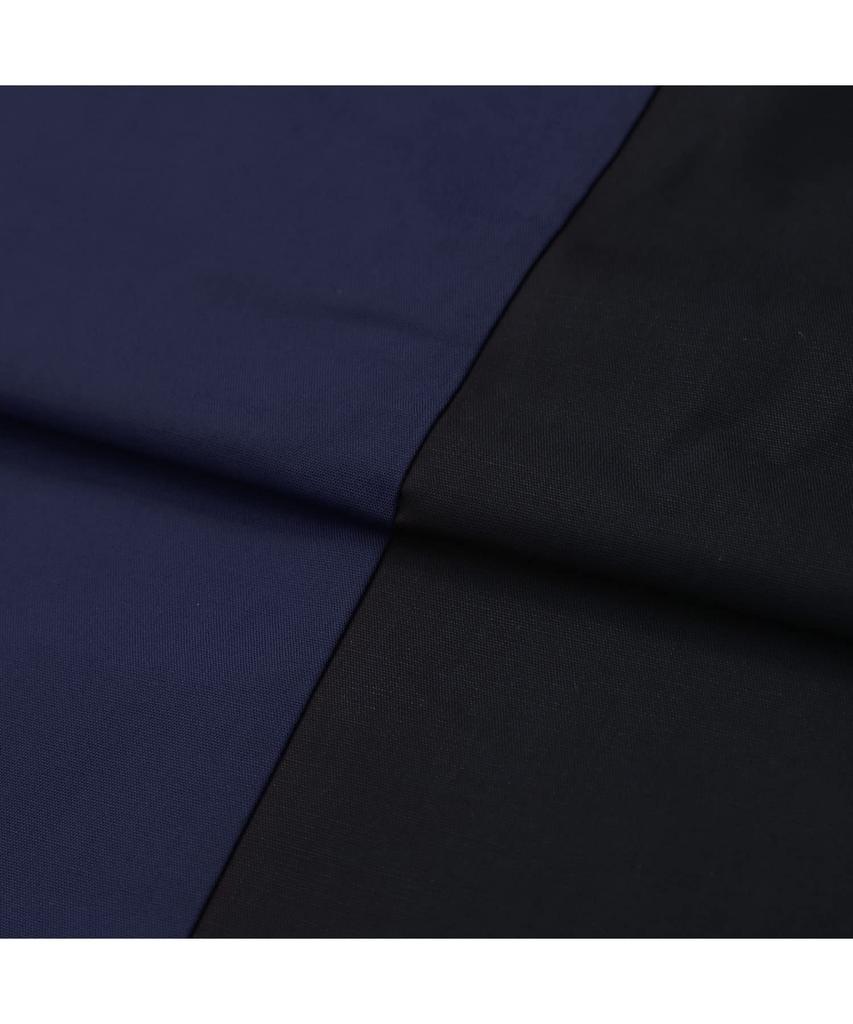 Switching Samue for Color [KYOETSU] Samue, Men, Two-tone (L, Black/navy)