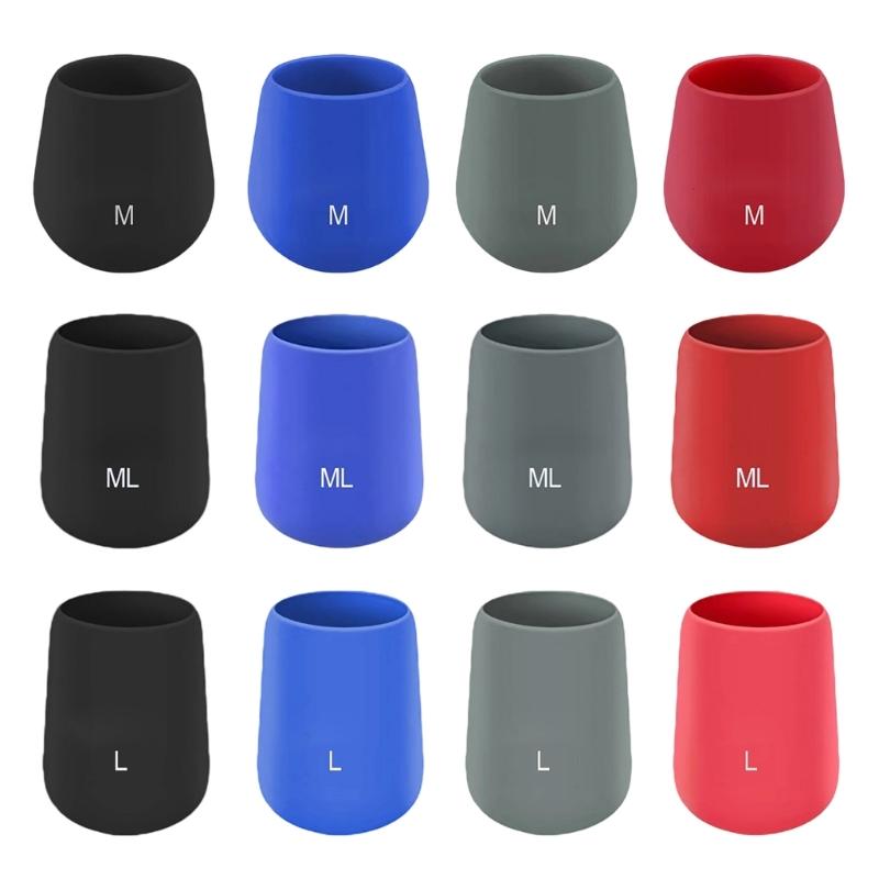 Silicone Rod Bottom Protector Fishing Rod Handle Protective Case Replacement Fishing Rod End Cover Butt Cushions Enduring