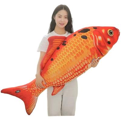 20-140CM Cyprinus Carpio Fisch Koi Karpfen Plüsch Spielzeug Lebensechte Ausgestopfte Wasserfische Kissen Für Kinder Geburtstag Geschenk