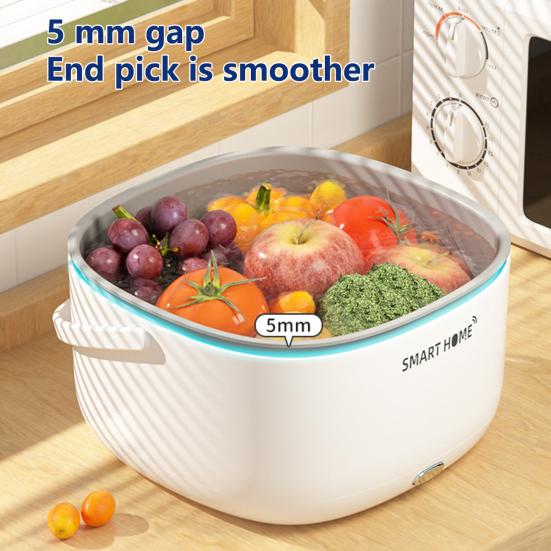 Fruit Vegetable Purifier Machine IPX7 Waterproof Ion Purification Technology Leak-proof Food Washing Machine