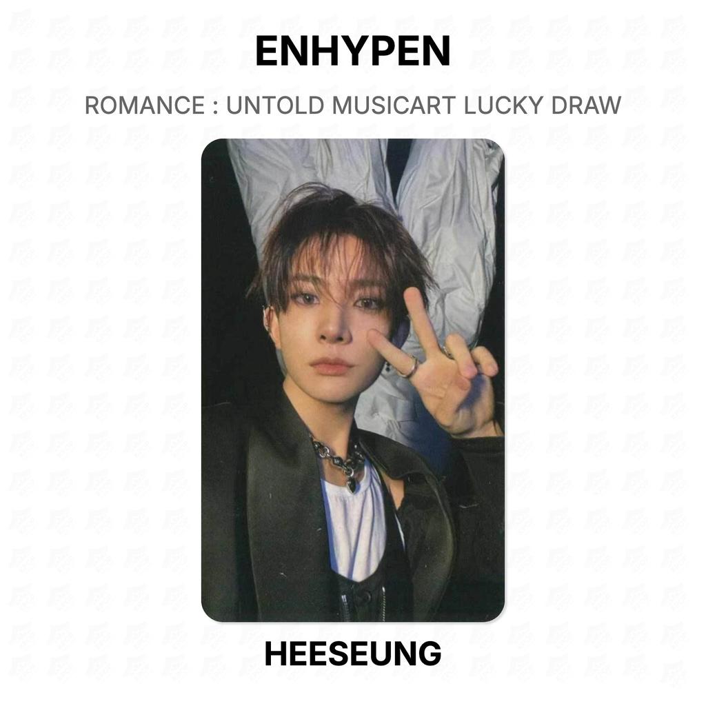 ENHYPEN ROMANCE : UNTOLD MUSICART LUCKY DRAW Official Photocard