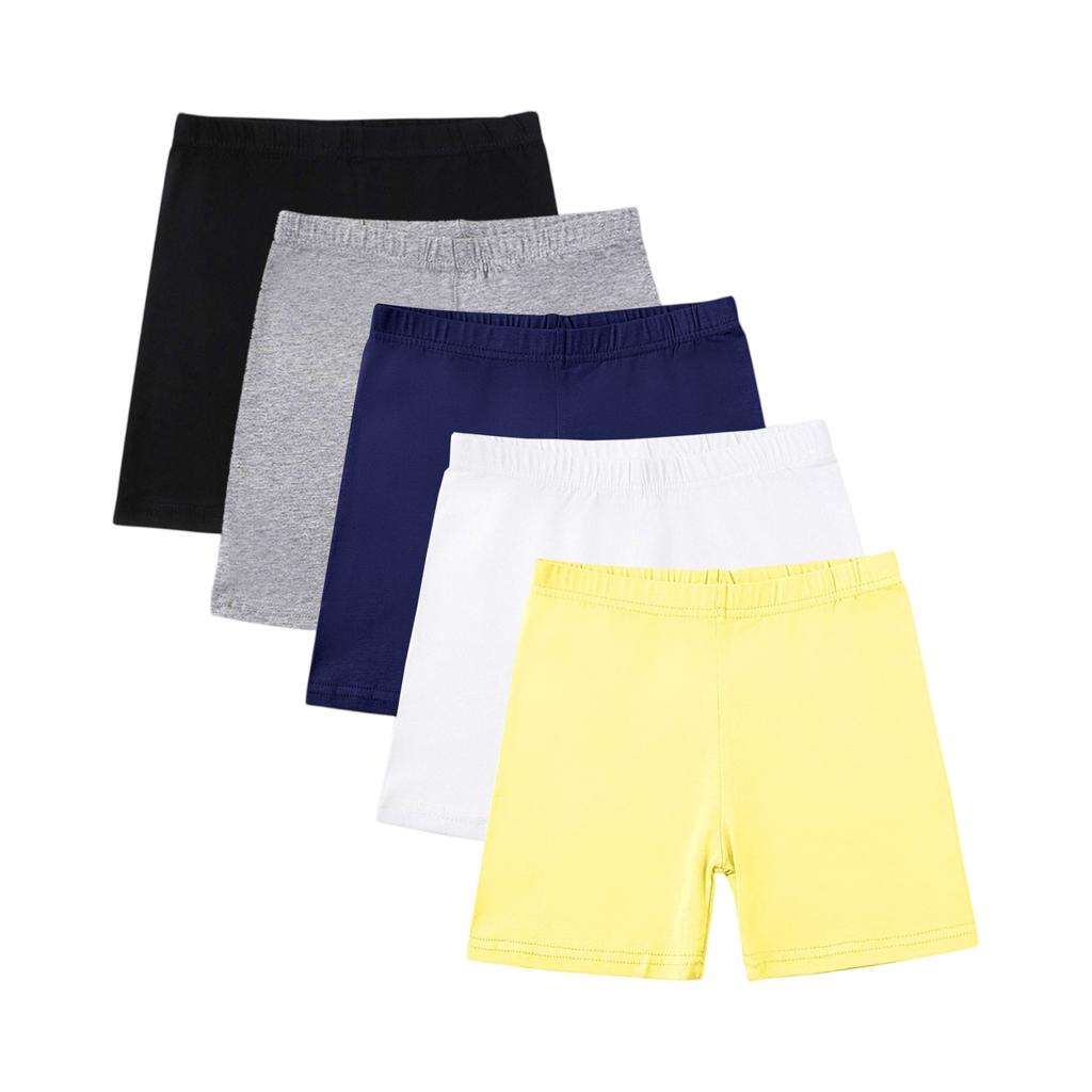 Summer Girls' Three-Point Safety Pants Underwear Leggings Five-Piece Set