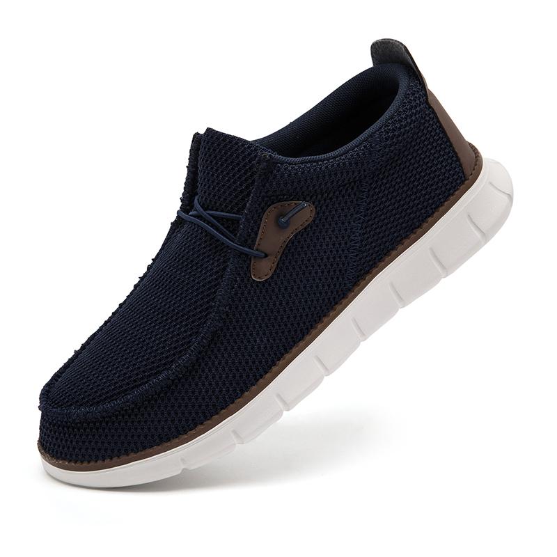 New Fashion Mens Loafers Shoes Casual Breathable Barefoot Wide Toe Comfortable Ultralight Men's Walking Footwear Shoe Size 39