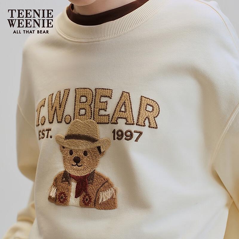 Teenie Weenie Women's Bear Letter Sweatshirt