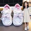 Cute Sneakers for girls2026New Spring/Summer Mesh Pearl Chinese Style Bowknot Dad Shoes Running Shoes