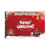 Christmas Sock Advent Calendar for Kids 24-Day Countdown Holiday Decoration Cotton Stocking Stuffers for Children's Rooms Parties