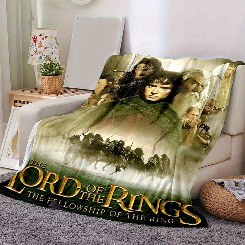 1pc The Fellowship of the Ring Blanket, Soft Warm Throw Blanket for Home Decor, Living Room .D096