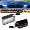 2ks Osvetlenie ŠPZ pre Ford KUGA S MAX MONDEO MK4 MK5 MK2 FIESTA 2008-2019 FOCUS ABS plast 12V LED kontrolka čísla