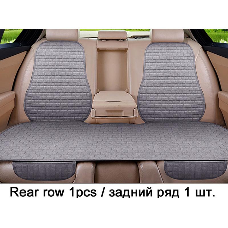 Car Flax Seat Cushion Protector Pad Car Seat Cover Front/Rear Seat Cover Automobile Cushion Pad Mat Backrest Auto Accessori