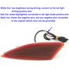 One Pair Car Retrofitting Rear Bumper Reflector Signals Light Brake Lamp For Lexus RX200t RX300 RX350 2016-2022