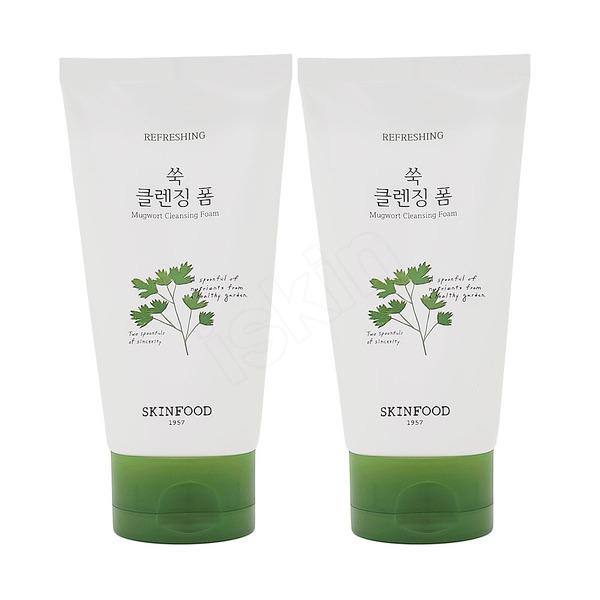 1+1 Skinfood Veggie Garden Mugwort Cleansing Foam 150ml Mugwort Cleansing Foam x 2