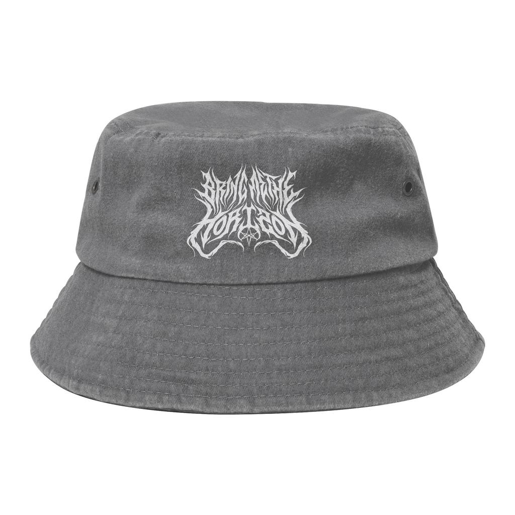 Streetwear Apporte-moi les Horizons BMTH Chapeau seau Unisexe Pliable Extérieur Casquette de pêche Chapeau bob