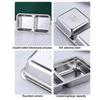 Stainless Steel Fresh-keeping Bento Box Compact On Go Snacking 304 Stainless Steel Fresh-keeping Box
