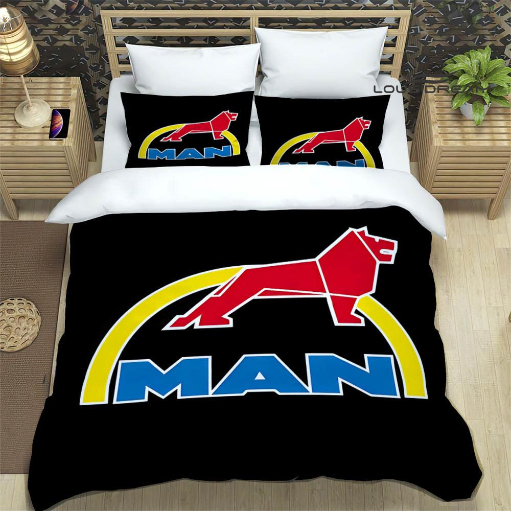 M-Man truck Set Biancheria da Letto Stampata Retrò set squisito di biancheria da letto copripiumino set piumone set biancheria da letto lusso regalo di compleanno
