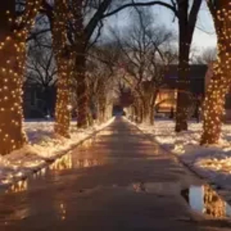 LED Solar Light String 8 Functions Outdoor Waterproof Lawn Starry Sky Christmas Garden Courtyard Decoration Atmosphere Lights