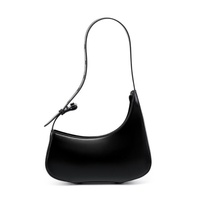Niche leather design Kendou half-moon bag new minimalist style shoulder underarm bag handbag women's bag