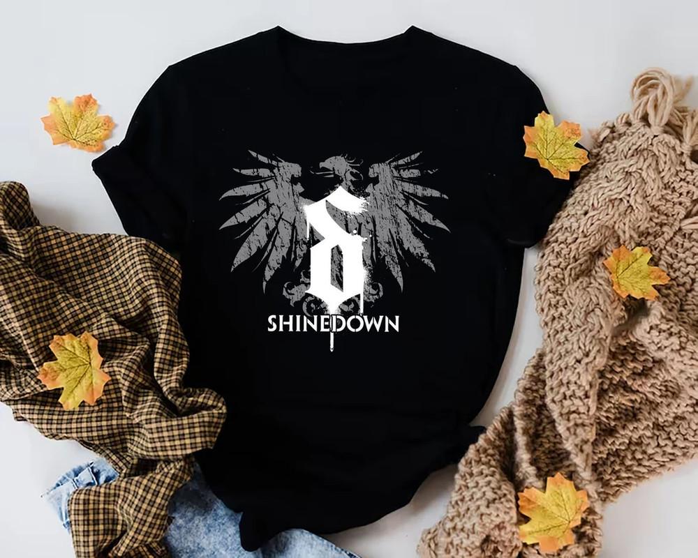 Shinedown Rock Band Heavy Cotton Black Unisex Classic Tee Shirt EN760 Unisex T-Shirt XL