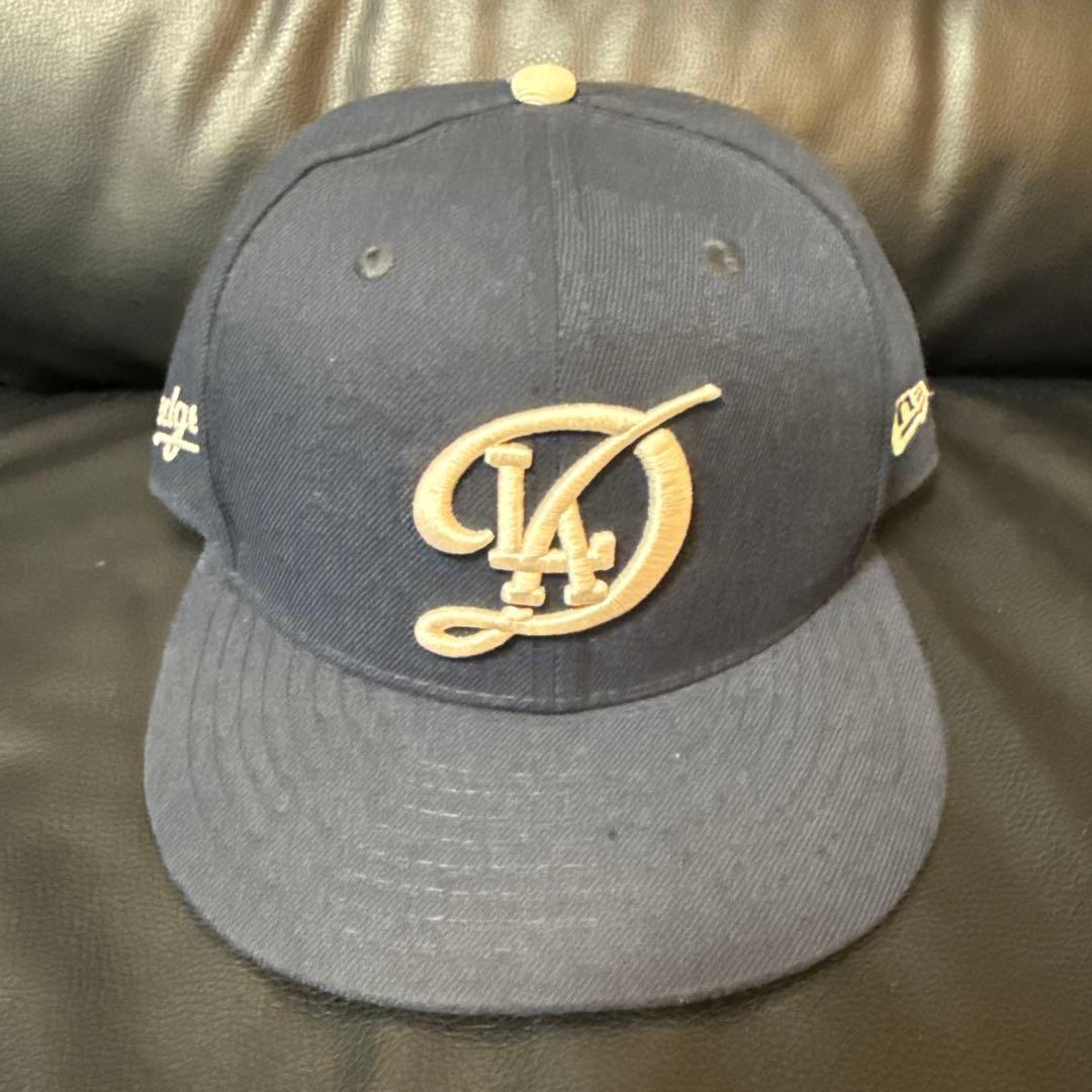 Used Los Angeles Dodgers 59FIFTY Cap 7 1/2 Navy