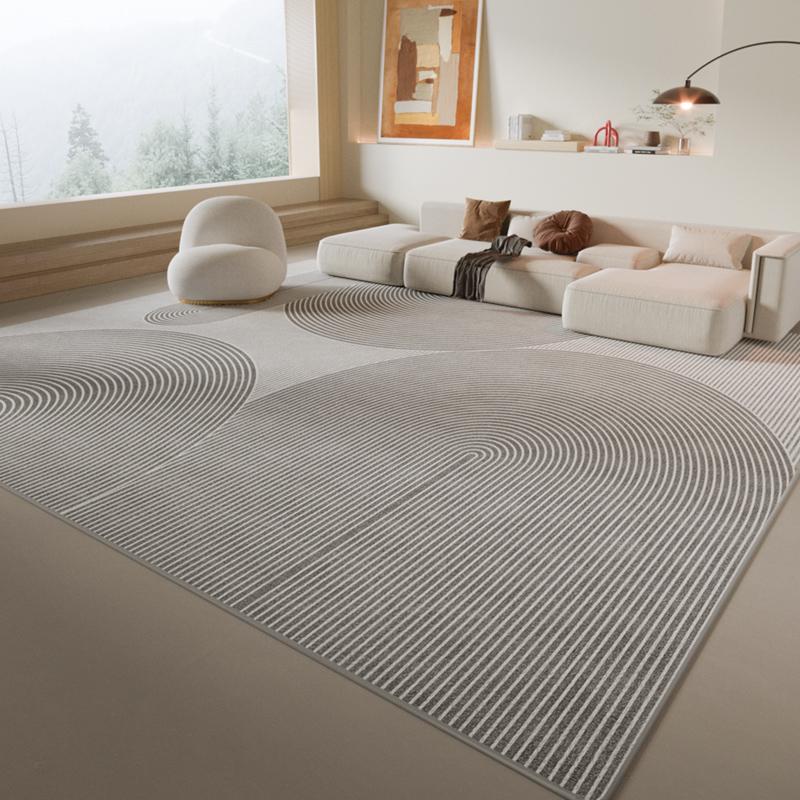 Nordischer geometrischer Teppich für Wohn- und Schlafzimmer: Weich, strapazierfähig, modernes minimalistisches Wohnambiente – Instagram-tauglicher Stil