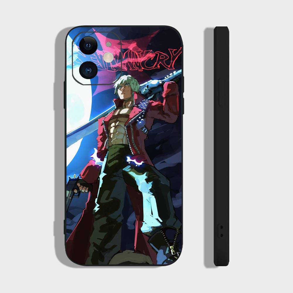 

Animation D-Devil M-MayCry-S Phone Case For IPhone 17 Air 16 15 14 13 Pro Max 11 12 Black Silicone Cover IPHONE 17Air