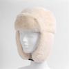 Rich Earflap Military Hat (Ivory) / Winter Trooper Hat