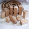 Прямокутні будівельні блоки з масиву дерева для DIY ручних моделей та аксесуарів для пісочного столу