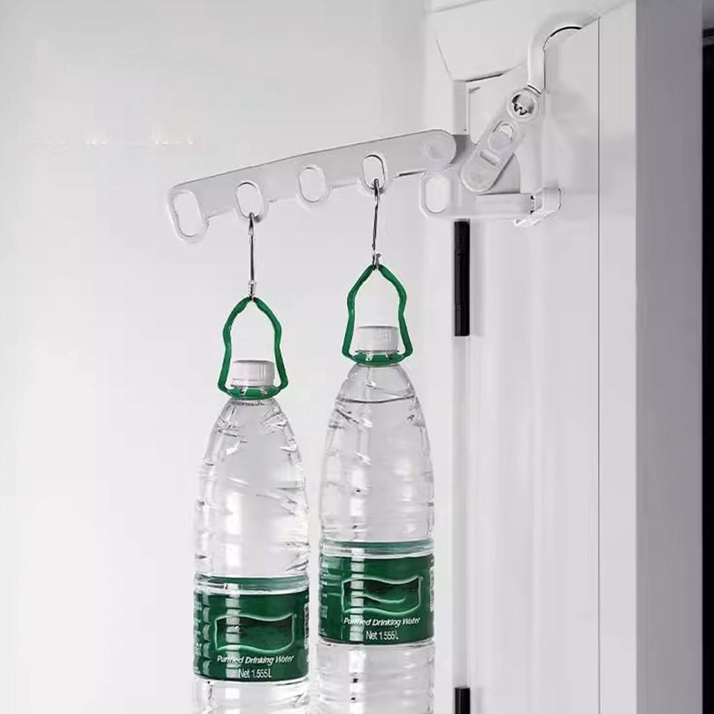 Foldable Clothes Hanger 5 Holes Folding Drying Rack Heavy-Duty Drying Rack 360 Degree Hook Portable Travel Hanger