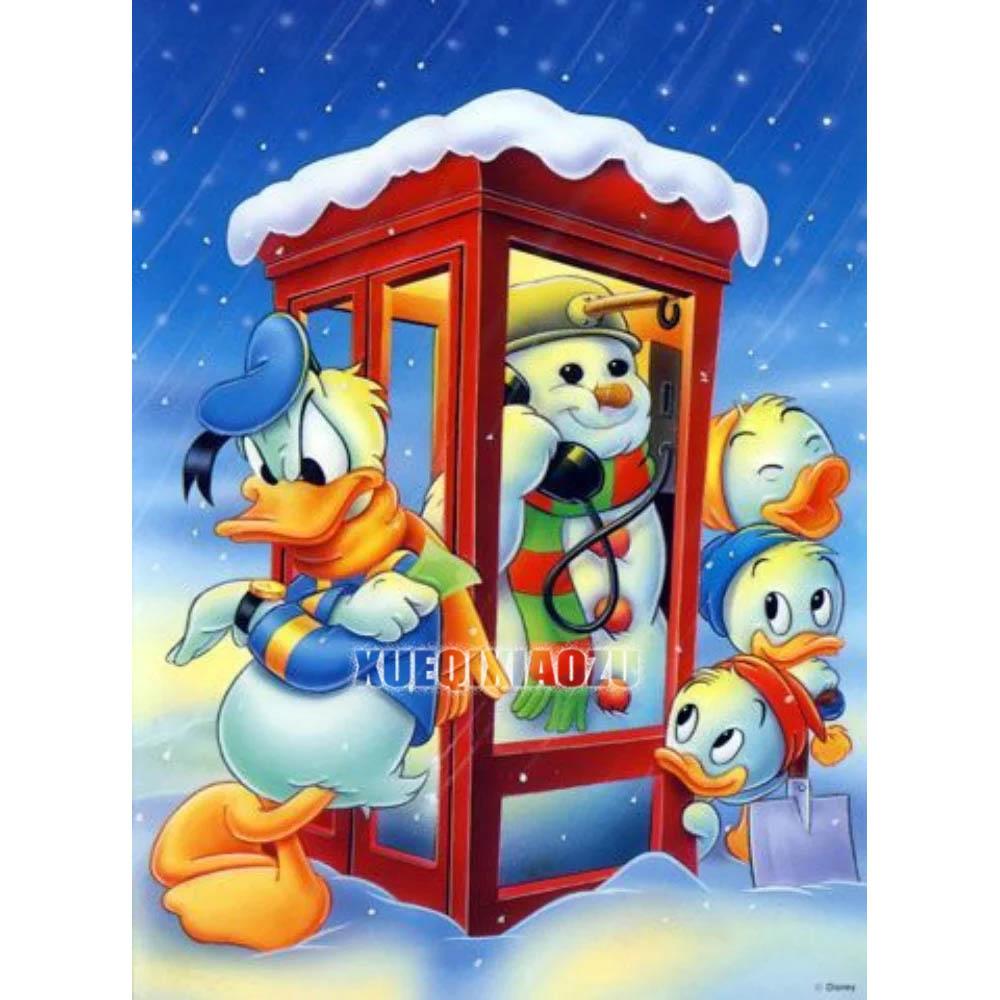 Disney Schloss Mickey Minnie 5D Diamantmalerei Voller Diamanten DIY Handgemachte Diamantmalerei Cartoon Animation Dekoratives Malerei-Set
