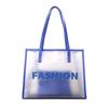 Sac Mère Transparent Grande Taille en PVC avec Design Lettre pour Style Rue Mode
