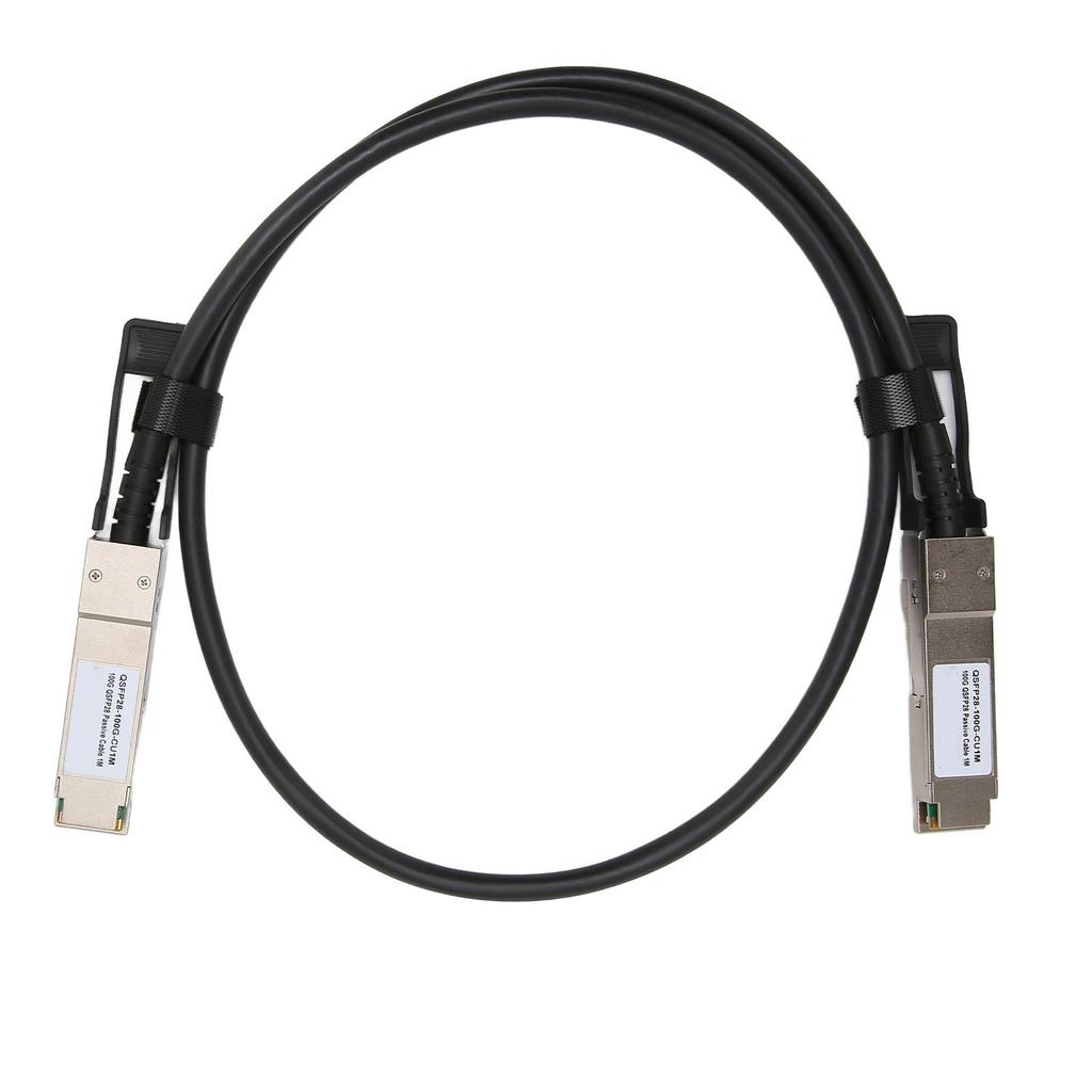 100G QSFP28 DAC Cable QSFP28 To QSFP28 100G DAC Direct Attach High Speed Optical Cable Energy Saving Plug and Play